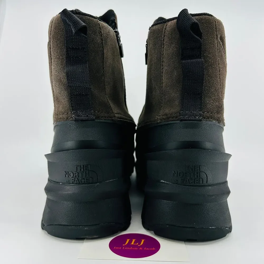 The North Face Mens Chilkat V Zip Waterproof Boots Coffee Brown NF0A5LW4 Size 14